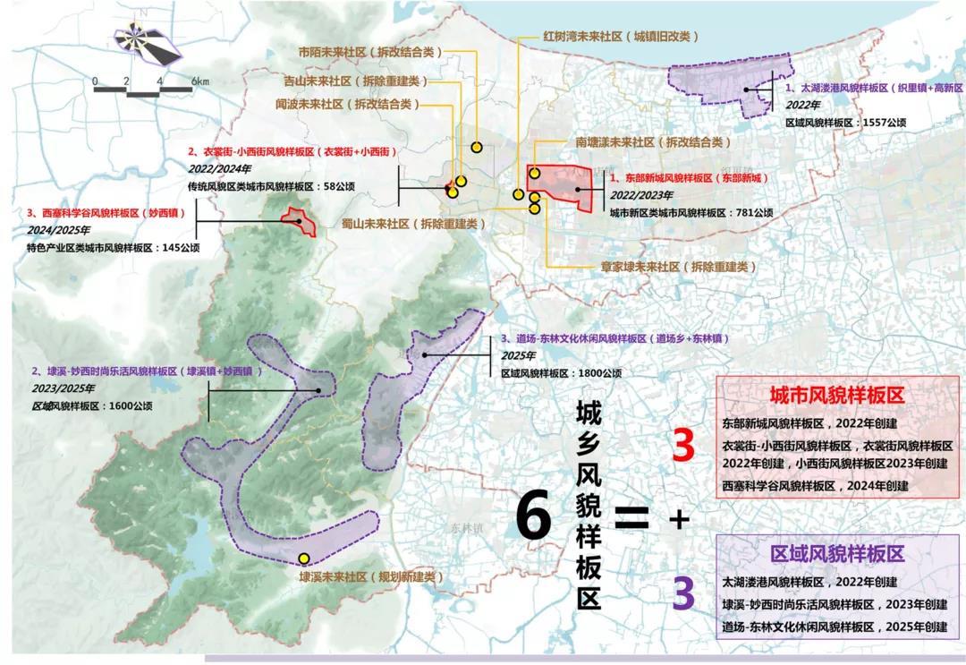 ▲全区城乡风貌整治提升规划示意图