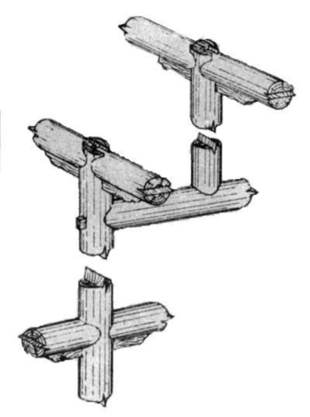 古代榫卯木质构件手绘 （国博衍艺供图）