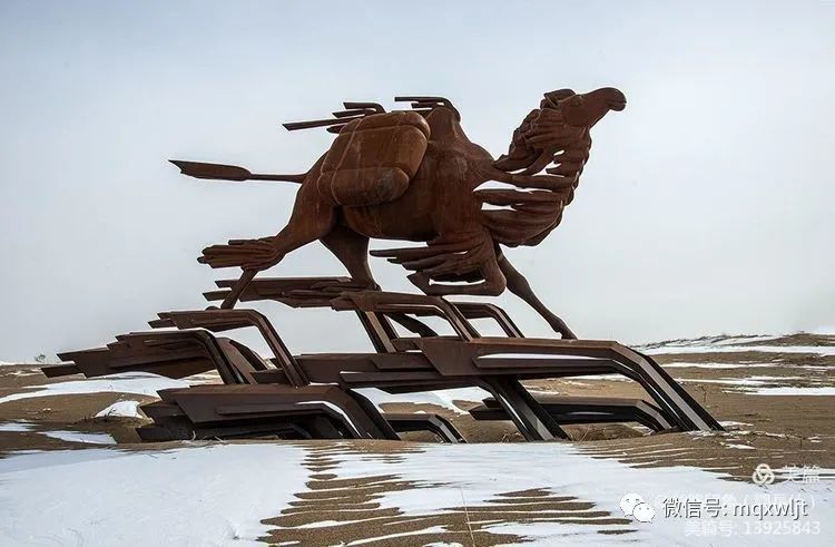 榆林骆驼雕塑图片