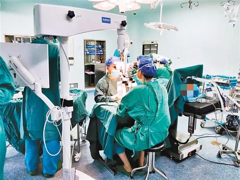 手术现场 医院供图