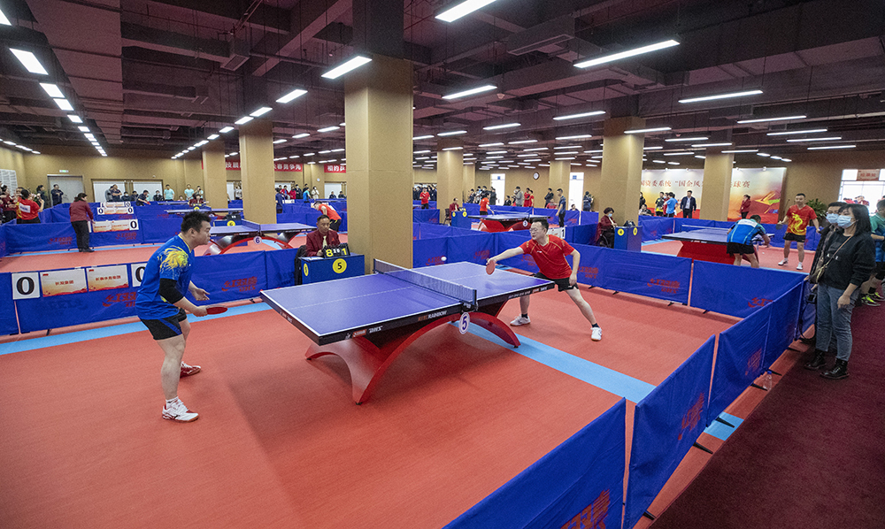 长春市国资委系统举办“国企风采”乒乓球赛