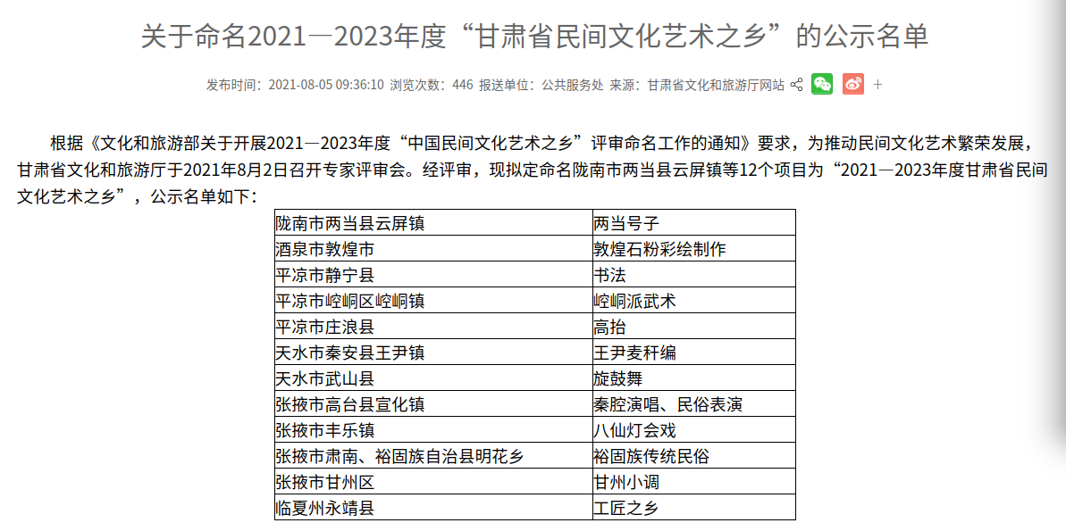 秦腔小调组团“出圈” 张掖大地遍开民间文化艺术之花