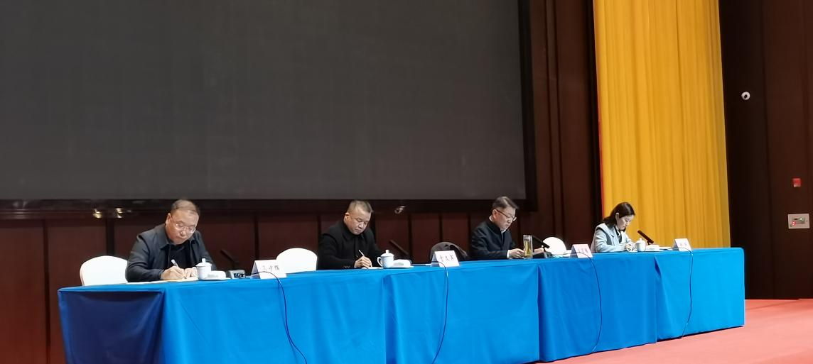 区委书记王宏强同志出席并讲话,市委组织部副部长雷文军同志莅临指导