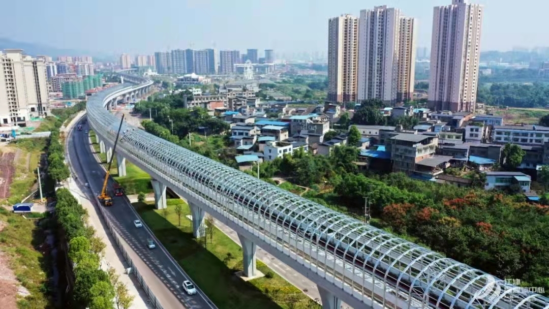 重庆轨道交通5号线江跳线全线箱梁浇筑完工 即将实现长轨通