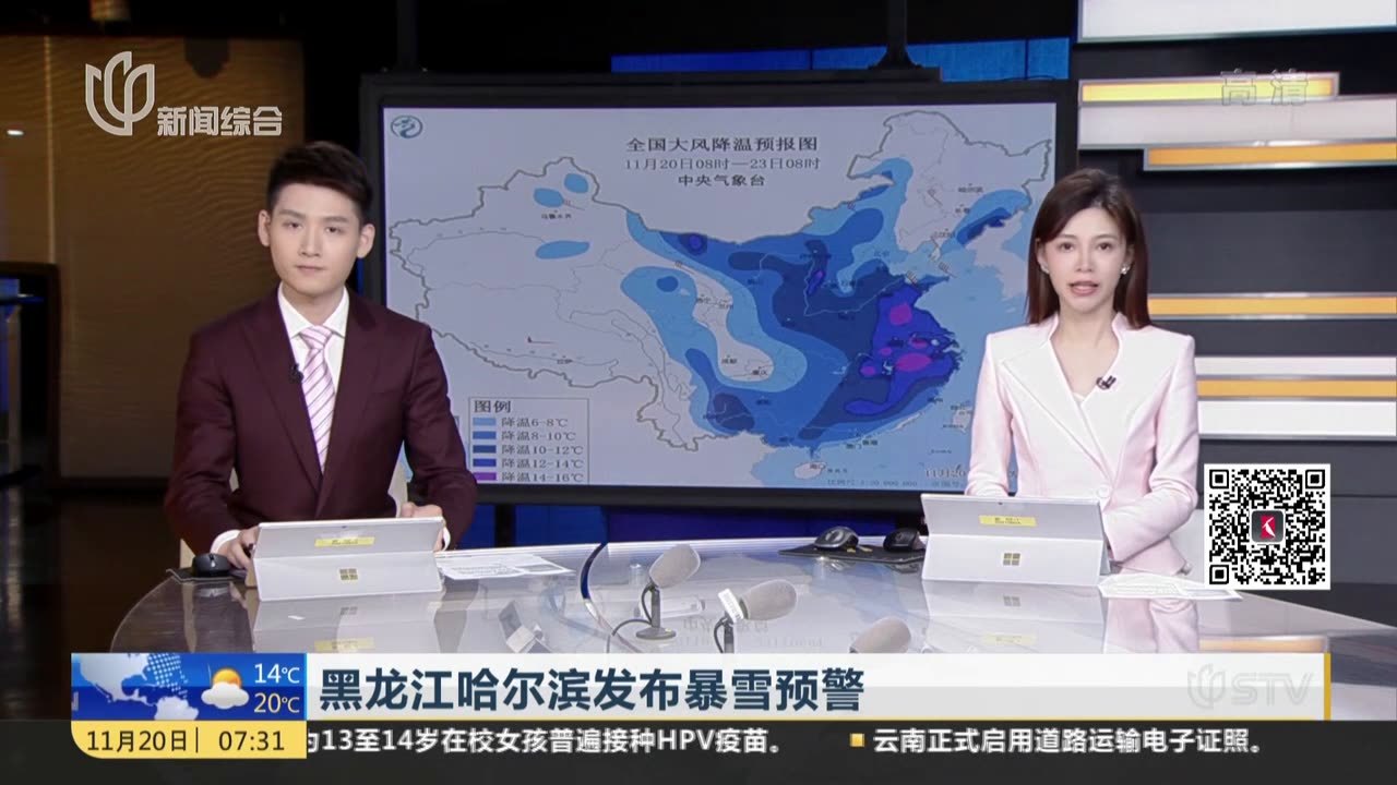 哈尔滨因暴雪22日暂停线下教学-降雪致哈牡高铁降速运行 (哈尔滨因暴雪停运51趟列车)