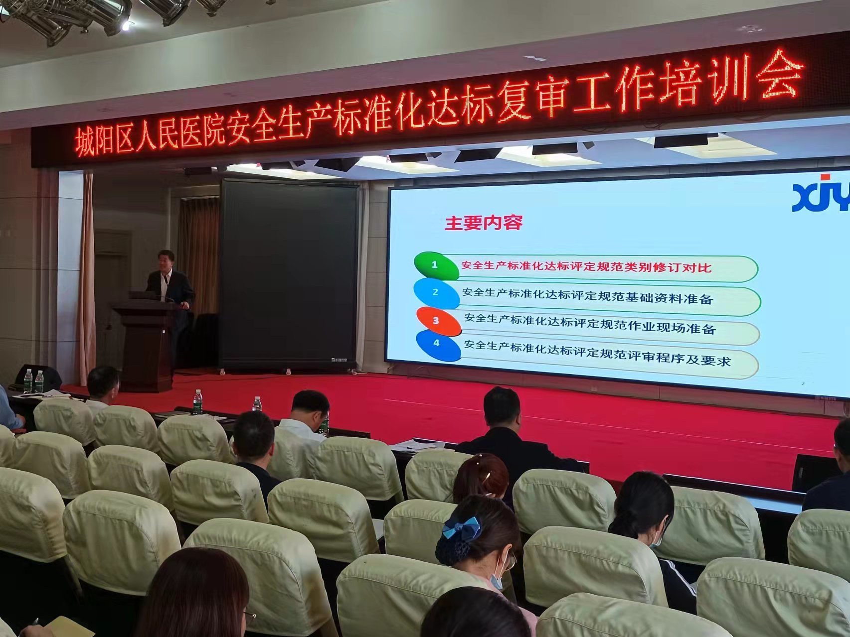 城阳区人民医院顺利通过安全生产标准化达标复审
