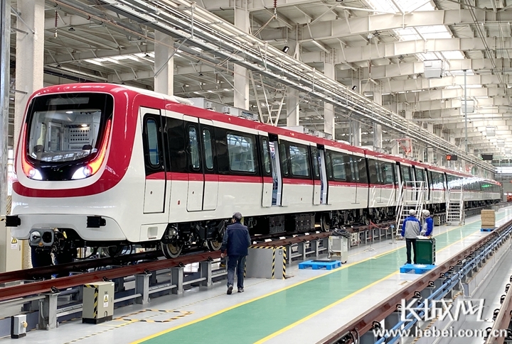 河北京车为浙江绍兴地铁1号线生产的列车.