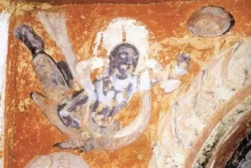 北凉-莫高窟268窟 西壁龛上