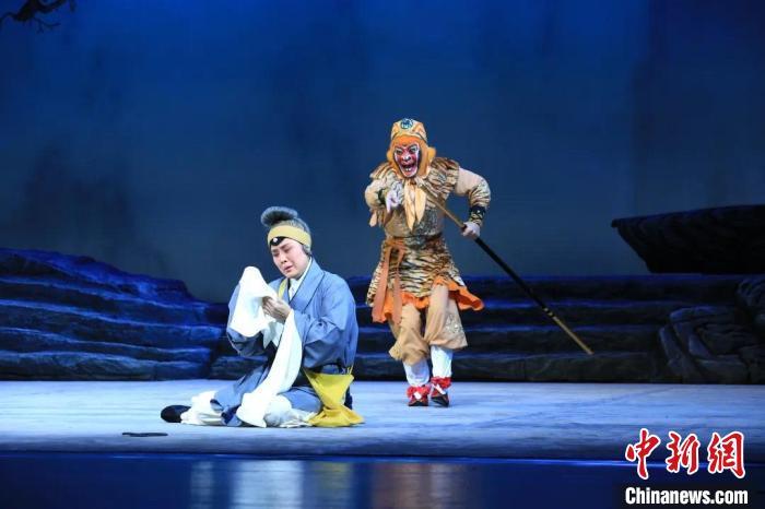 新版绍剧《孙悟空三打白骨精》演出一幕 熊香珠 供图