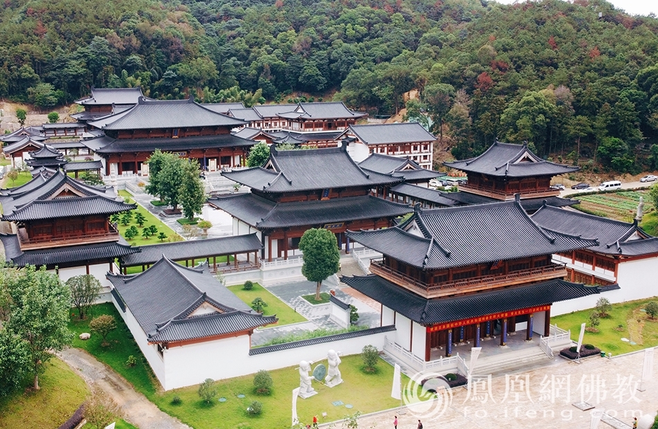 万福寺建筑结构(图片来源:凤凰网佛教 摄影:张科)