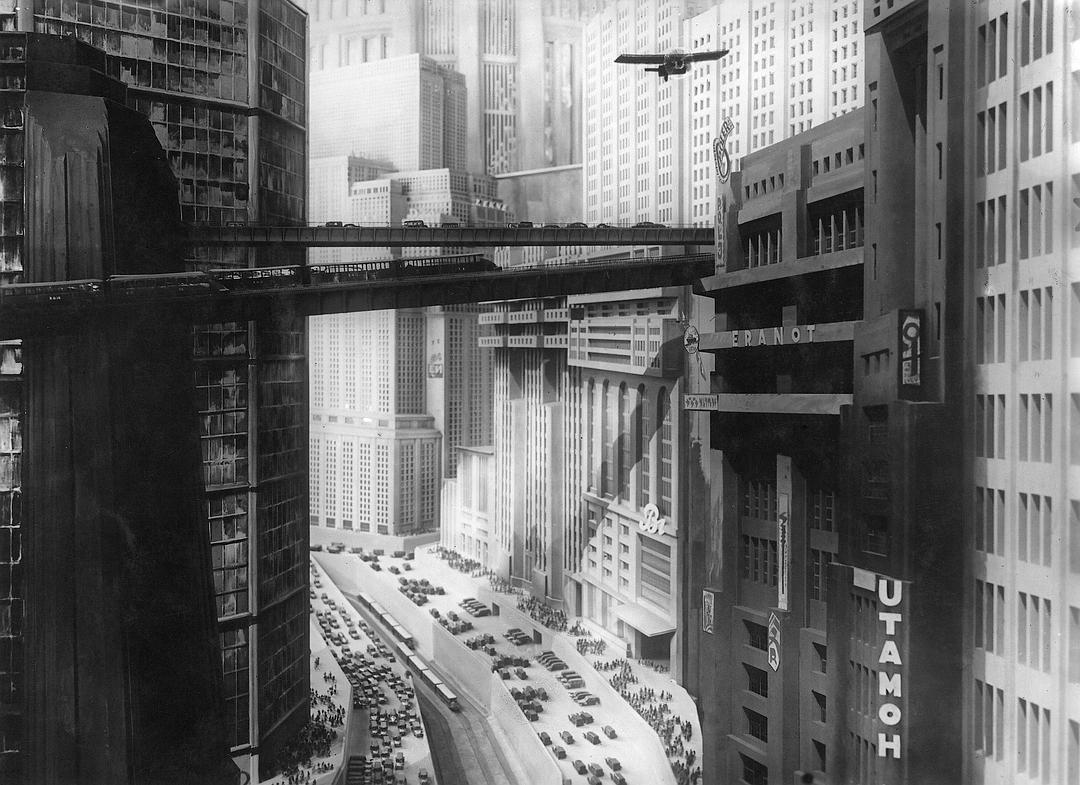 电影《大都会》（Metropolis 1927）剧照。