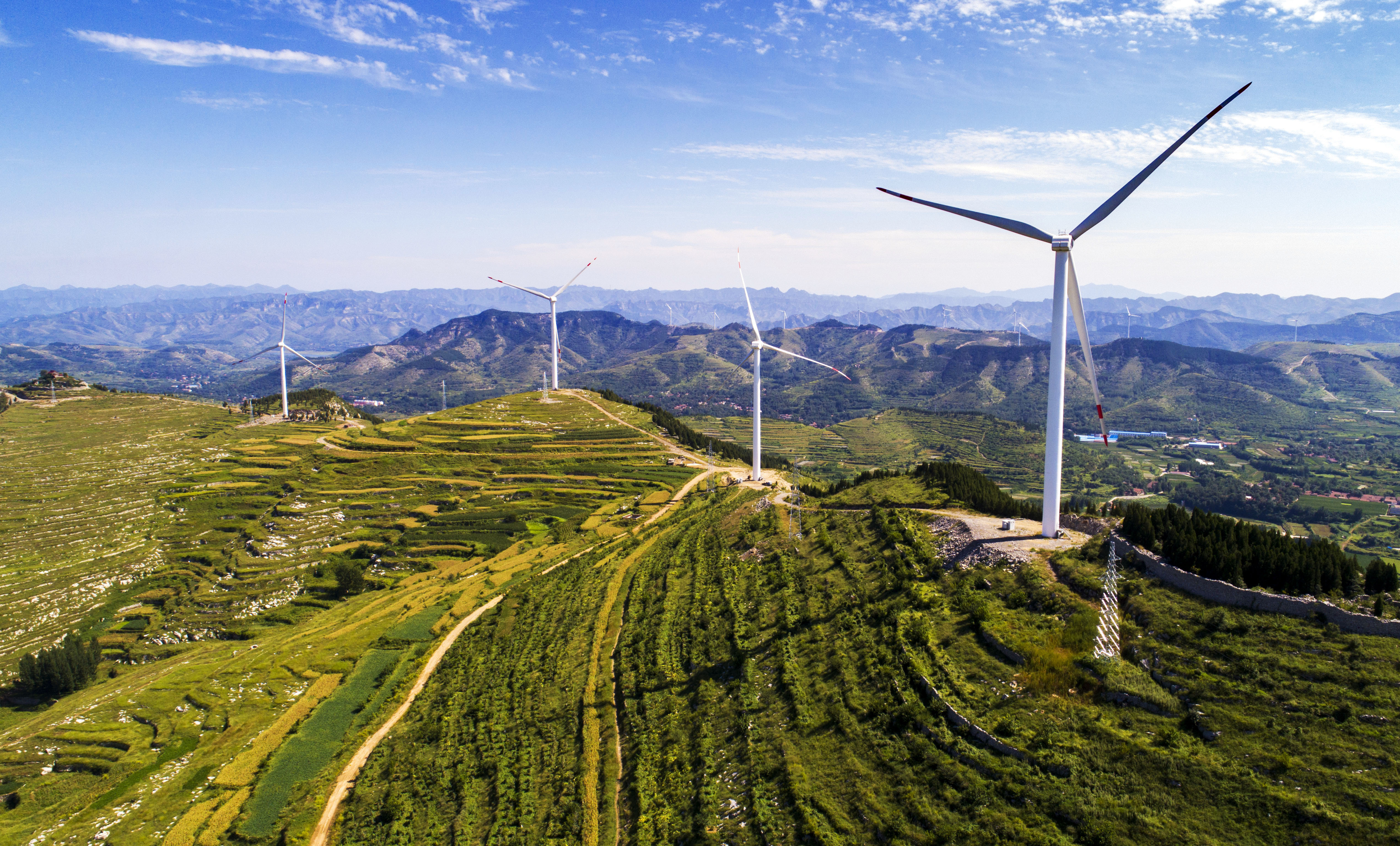 农行淄博分行投放华润凤凰山风电场1.