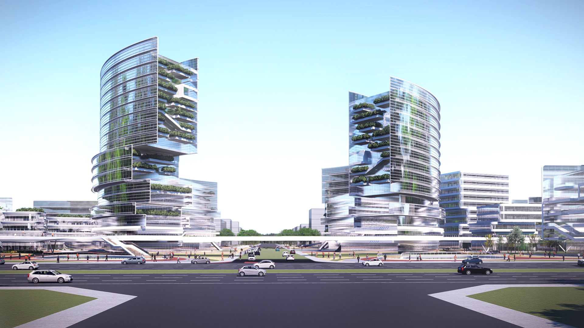 秦创原创新生态城效果图