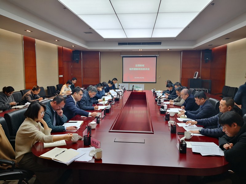 城市更新项目座谈会现场