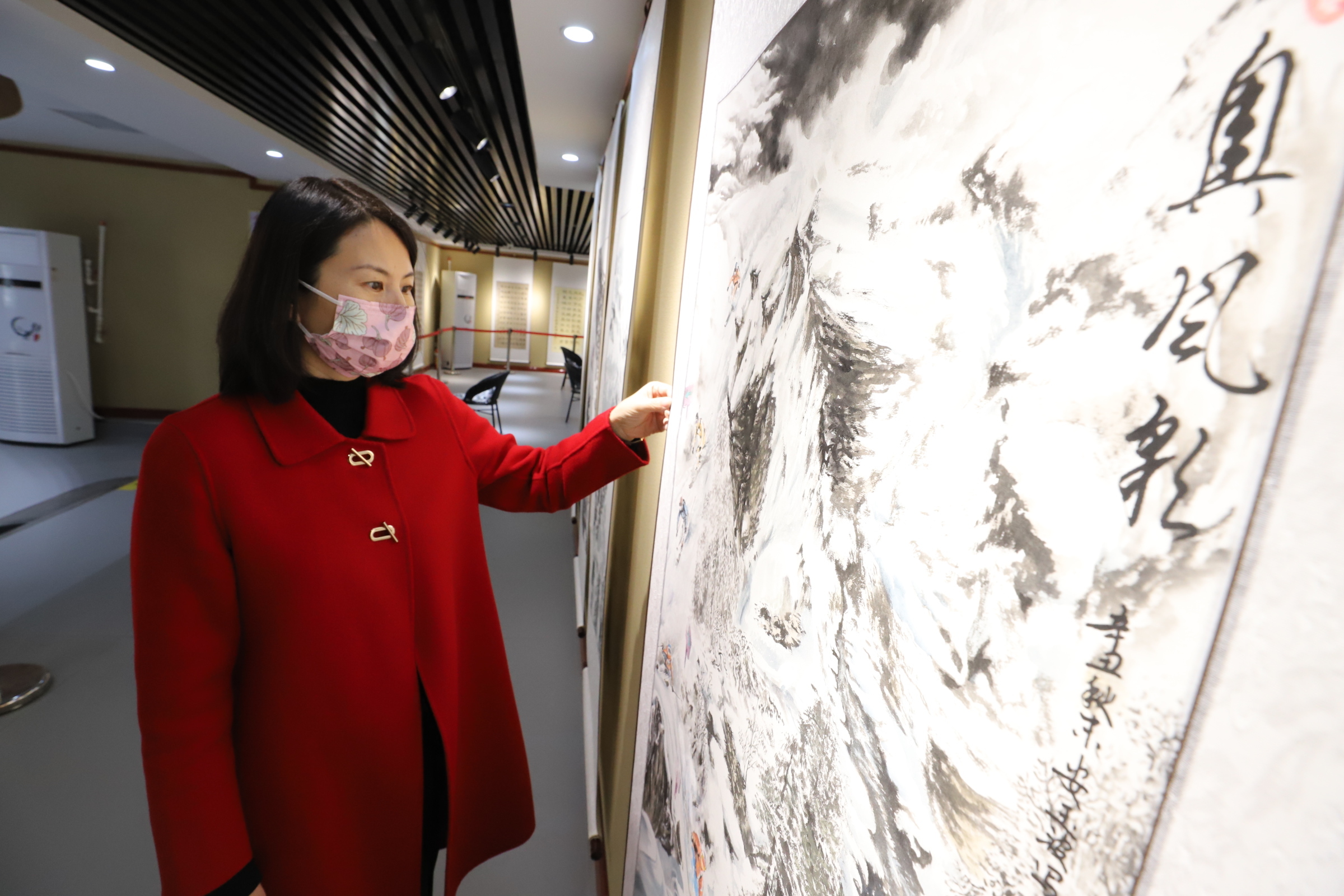  河北平乡：艺术作品展 喜迎冬奥会