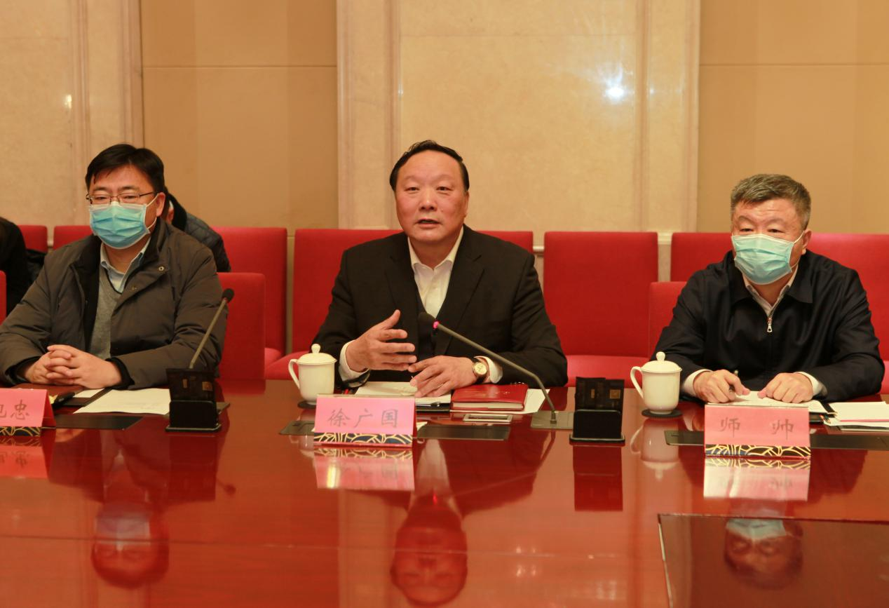 徐广国会见聚盟集团董事长张玉晶一行