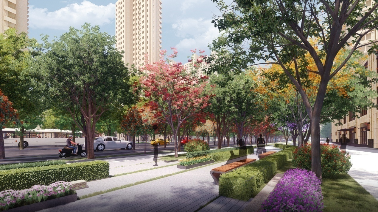 西安高新区础配套提升项目效果图