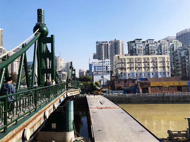 广化桥两侧慢行桥明年元旦前可通行