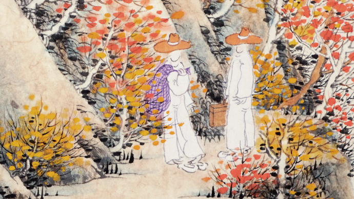 老树画画:看看红叶黄叶,最恨天天上班_凤凰网