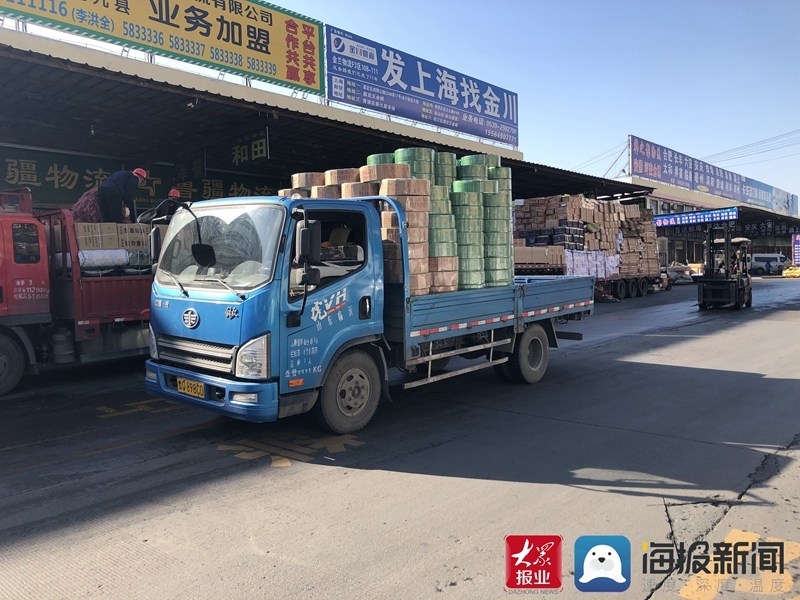 每天,大量的货物从这里“流”向全国