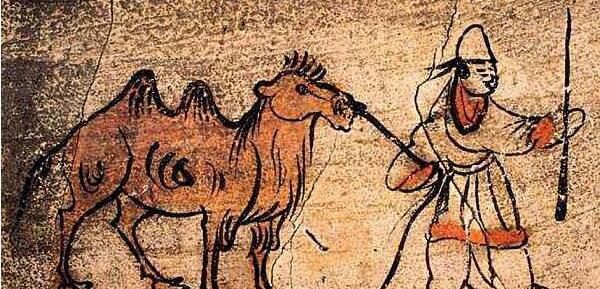 嘉峪关魏晋墓中的《牵驼图》