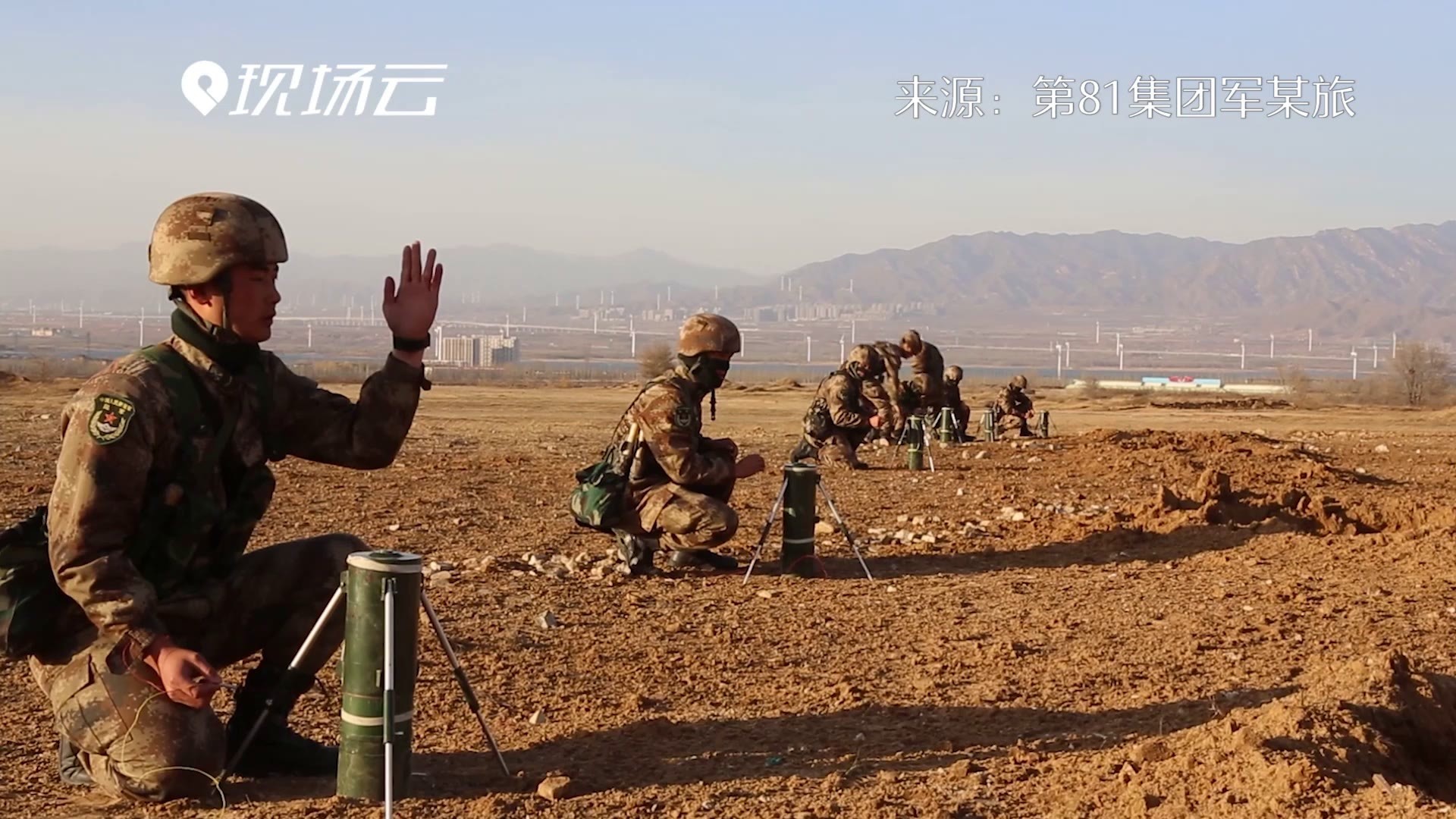 工兵实爆训练现场：超燃瞬间 硝烟四起