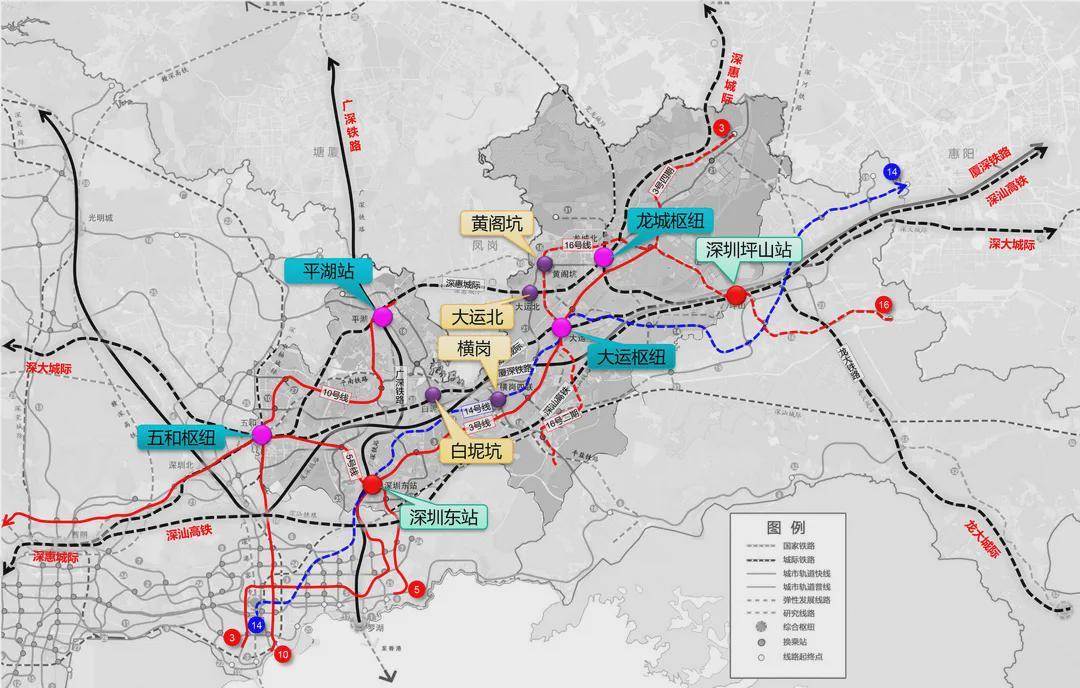 龙岗线地铁线路图图片