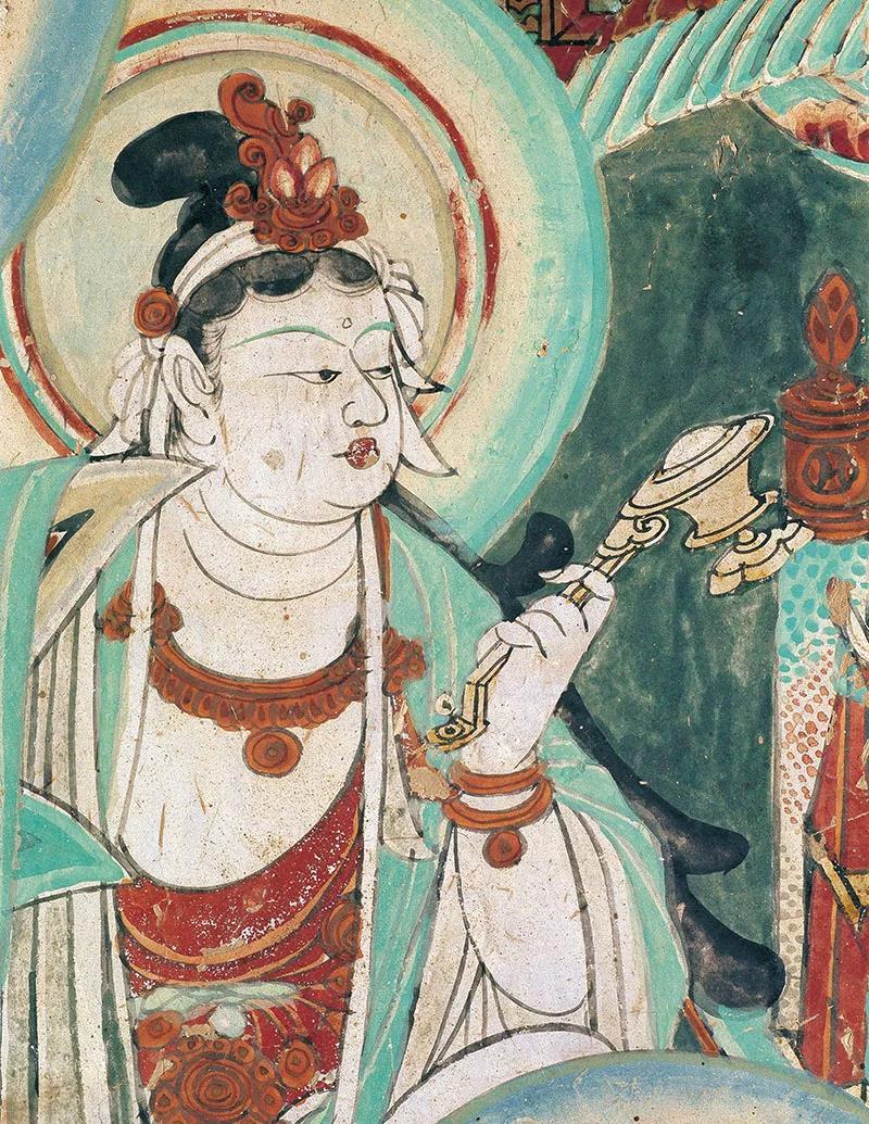 敦煌壁画里的时令:飞花初来 慕古添香凤凰网甘肃_凤凰网