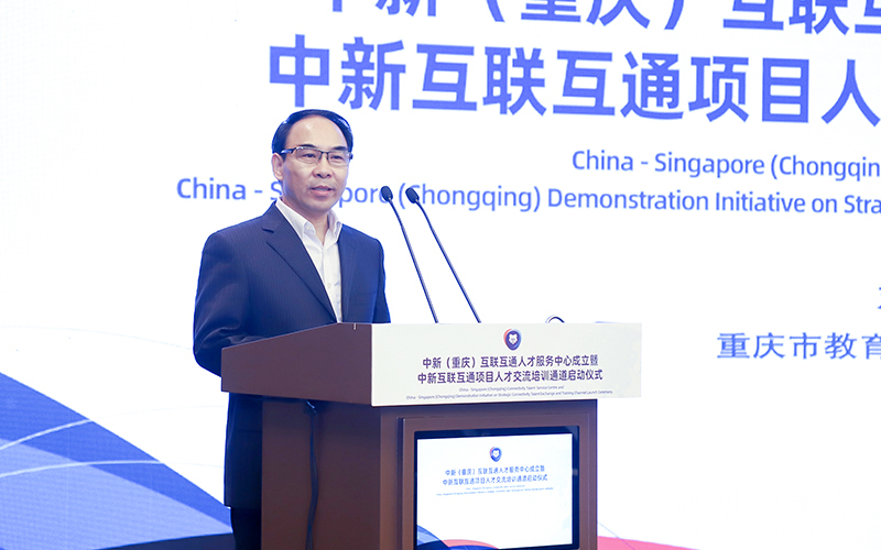 重庆市教委一级巡视员邓睿致辞