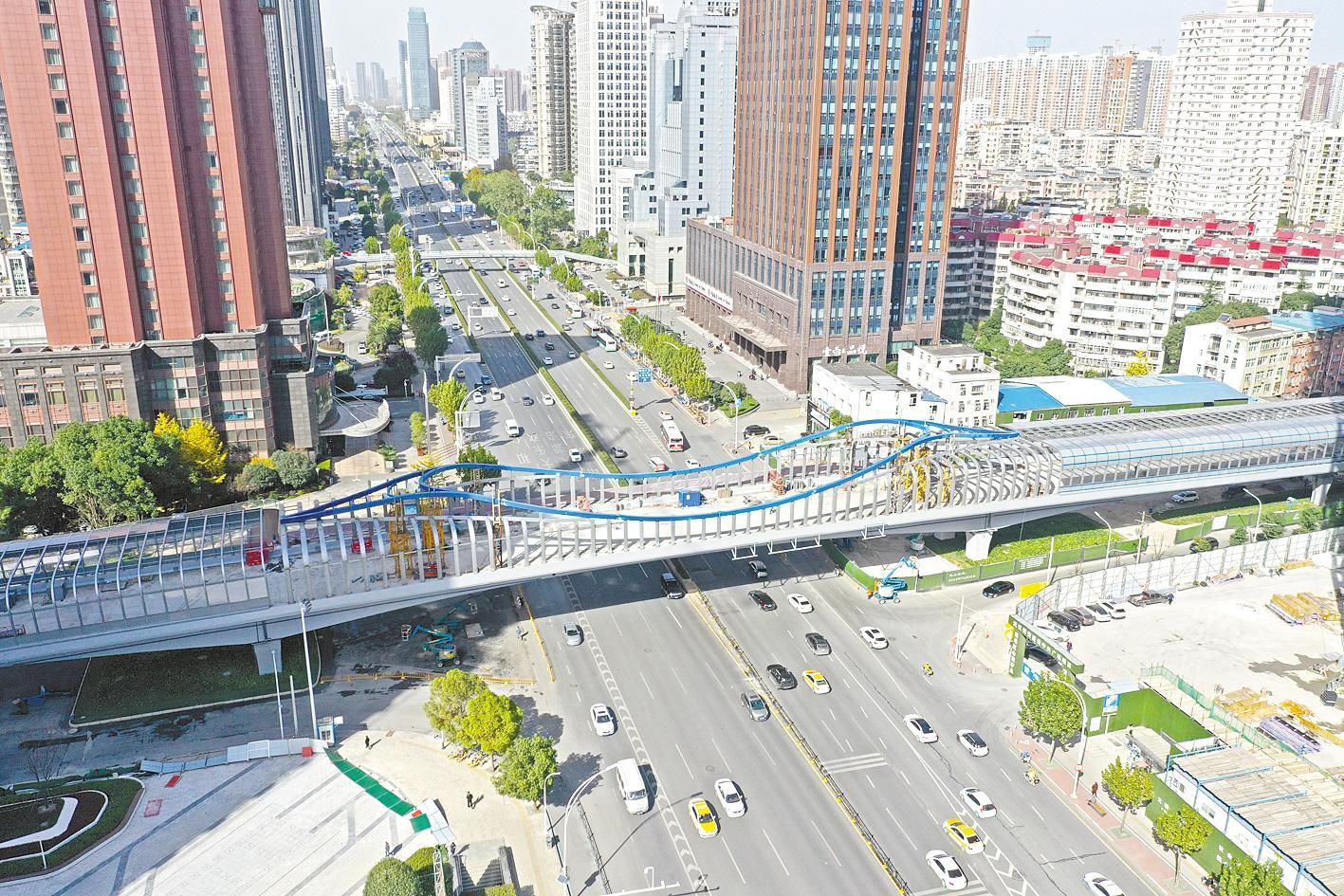 武汉沙湖大道跨徐东大街立交冲刺年底通车凤凰网湖北_凤凰网