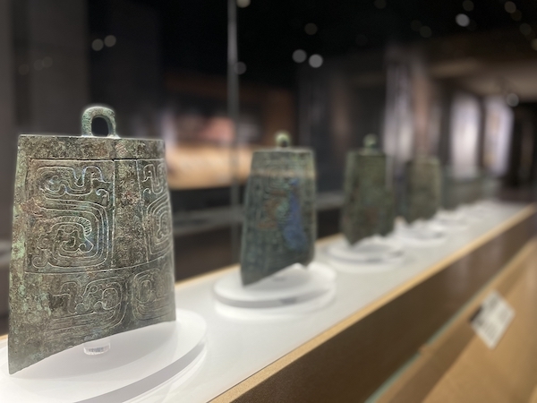 虢仲钮编钟展览现场 