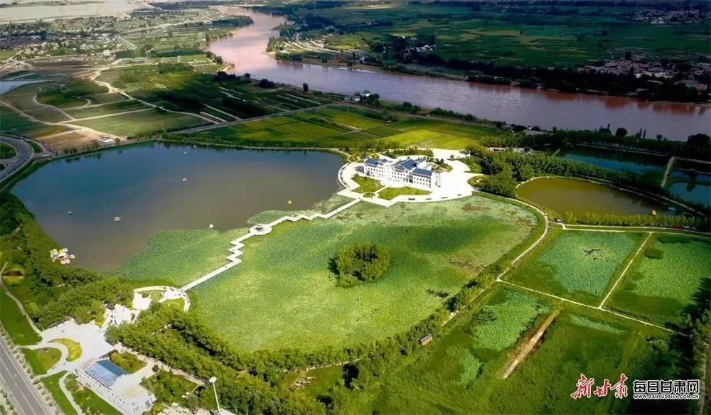 白银水川湿地公园 图片来源：每日甘肃网。