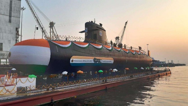 外媒：印度海军第四艘“鲉鱼”级柴电潜艇入役
