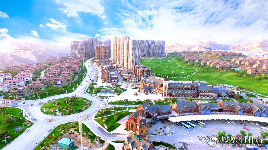 兰州碧桂园航拍图 欧洋 摄