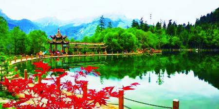 官鹅沟泽荡措 新甘肃·甘肃经济日报记者 白杨 摄