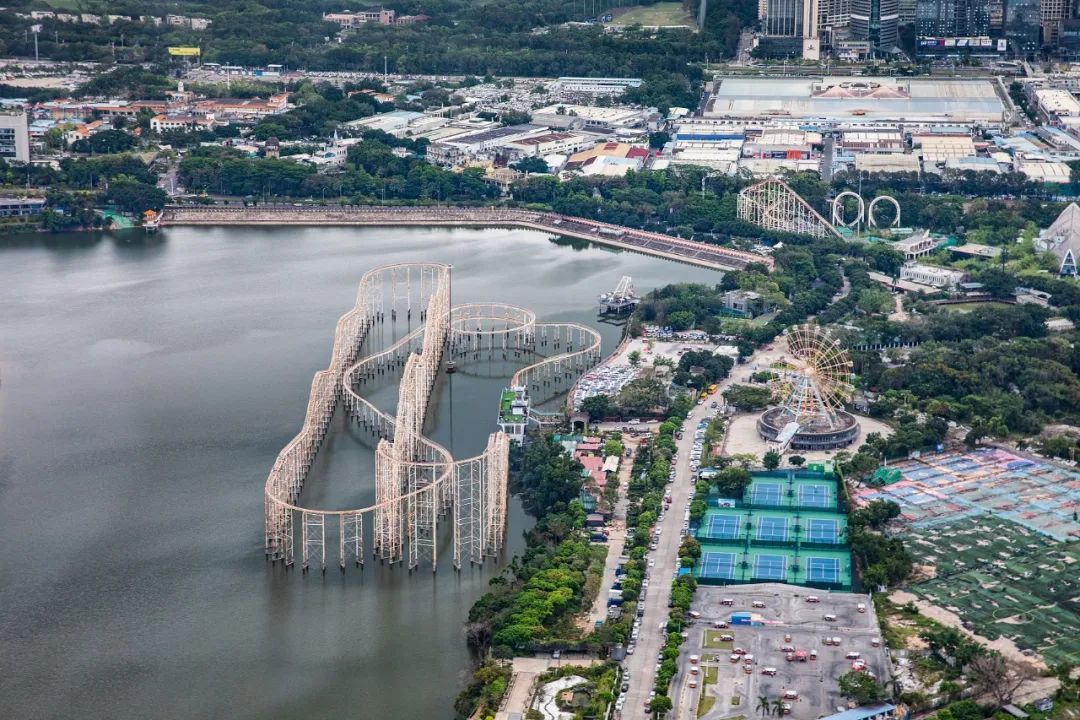 深圳福田区的香蜜湖./视觉中国
