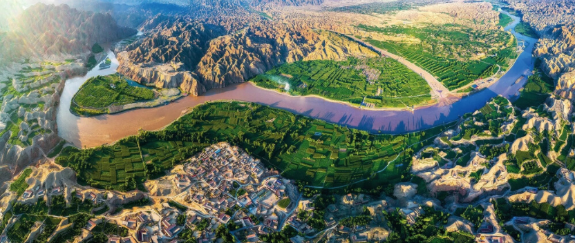 黄河石林全景 图片来源：国家地理中文网。