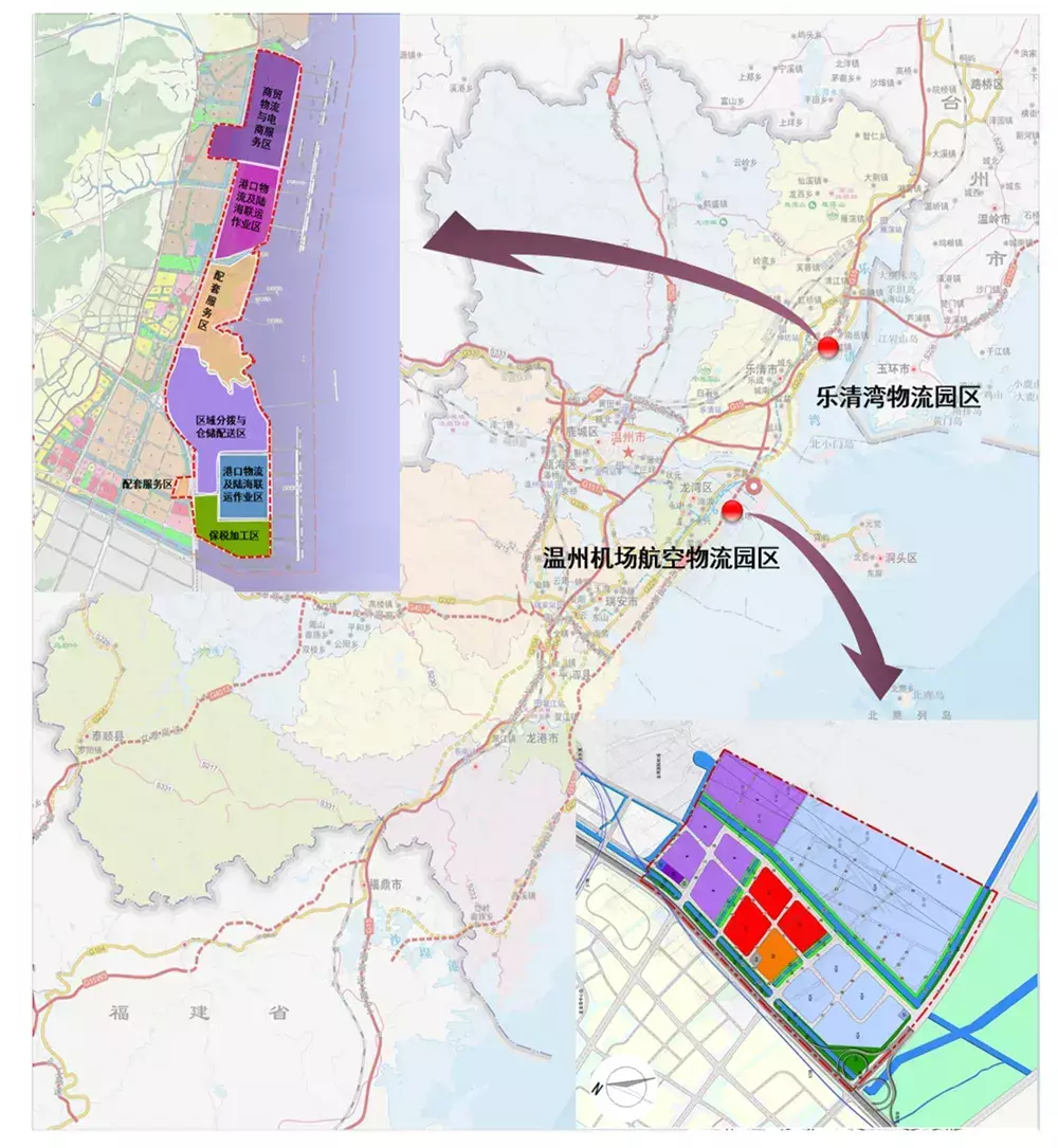 枢纽功能结构示意图。图源：温州市发改委