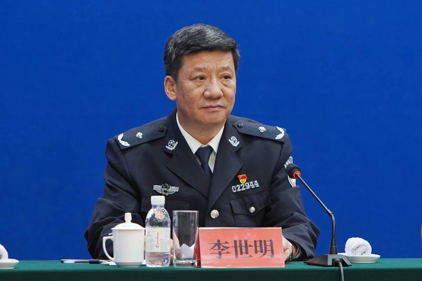 (青岛市公安局交警支队支队长李世明)