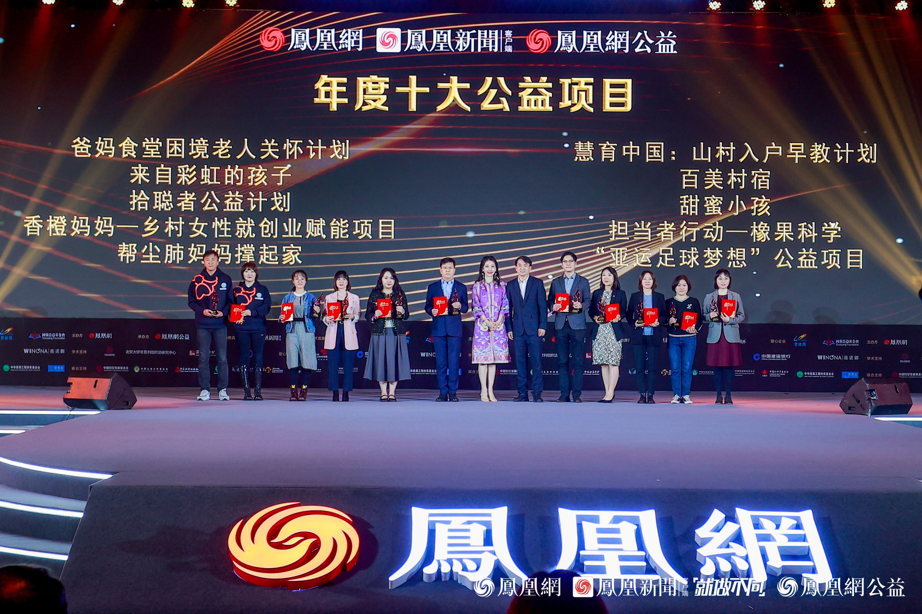 凝聚跨界力量，凤凰网行动者联盟公益盛典年度十二大公益奖项揭晓