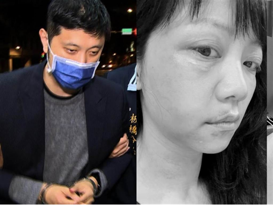 民进党“立委”高嘉瑜（右）被男友林秉枢（左）施暴，多名民进党人与其撇清关系。图自台湾“中时新闻网”