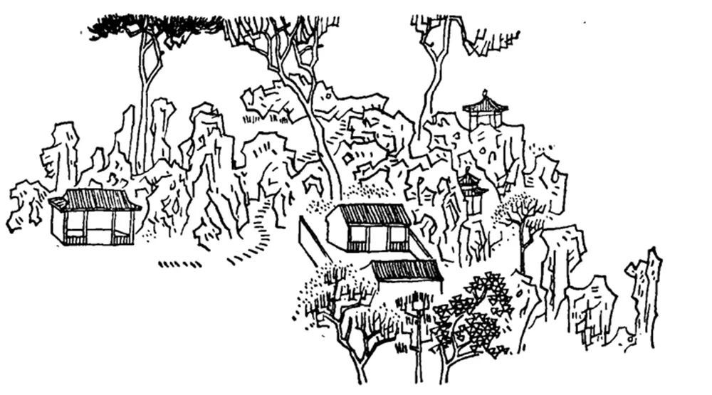 第二阶段：小园小山 手绘图