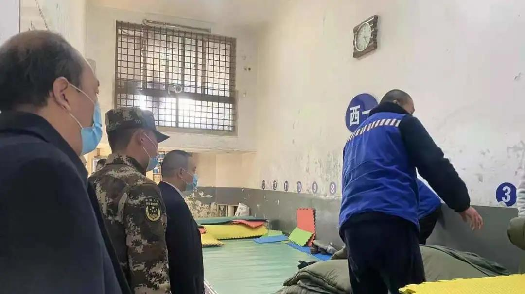 未央區檢察院聯合公安武警對區看守所進行安全大檢查