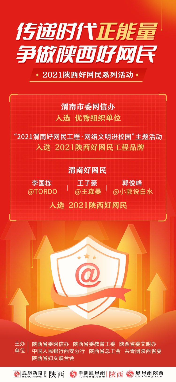 渭南市委网信办入选2021陕西好网民活动优秀组织单位