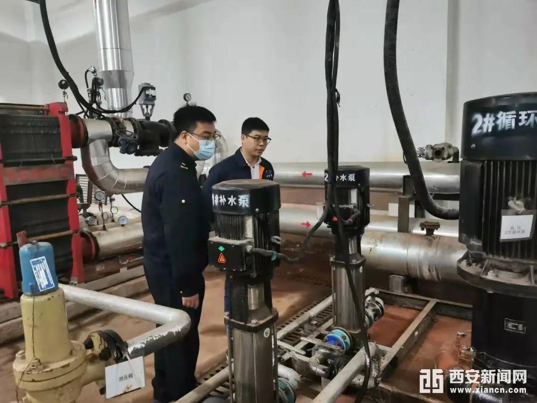 暖流“说到就到” 泾河新城开启供暖“预热”