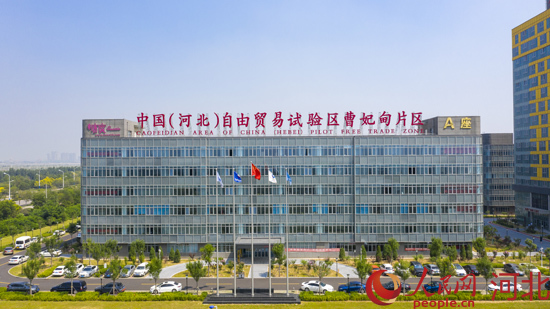 中国（河北）自由贸易试验区曹妃甸片区景色。 中国（河北）自由贸易试验区曹妃甸片区管理委员会供图