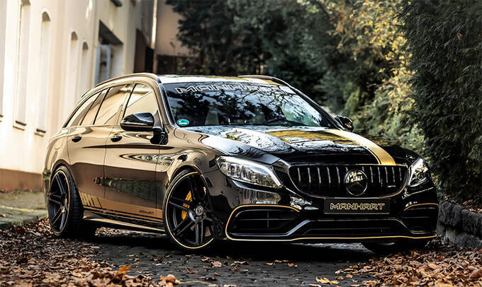 奔驰c级amg改装版4.0t v8性能暴涨/配碳纤维套件-图1