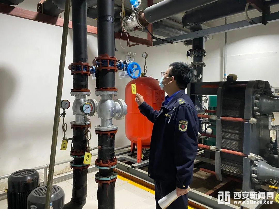 暖流“说到就到” 泾河新城开启供暖“预热”