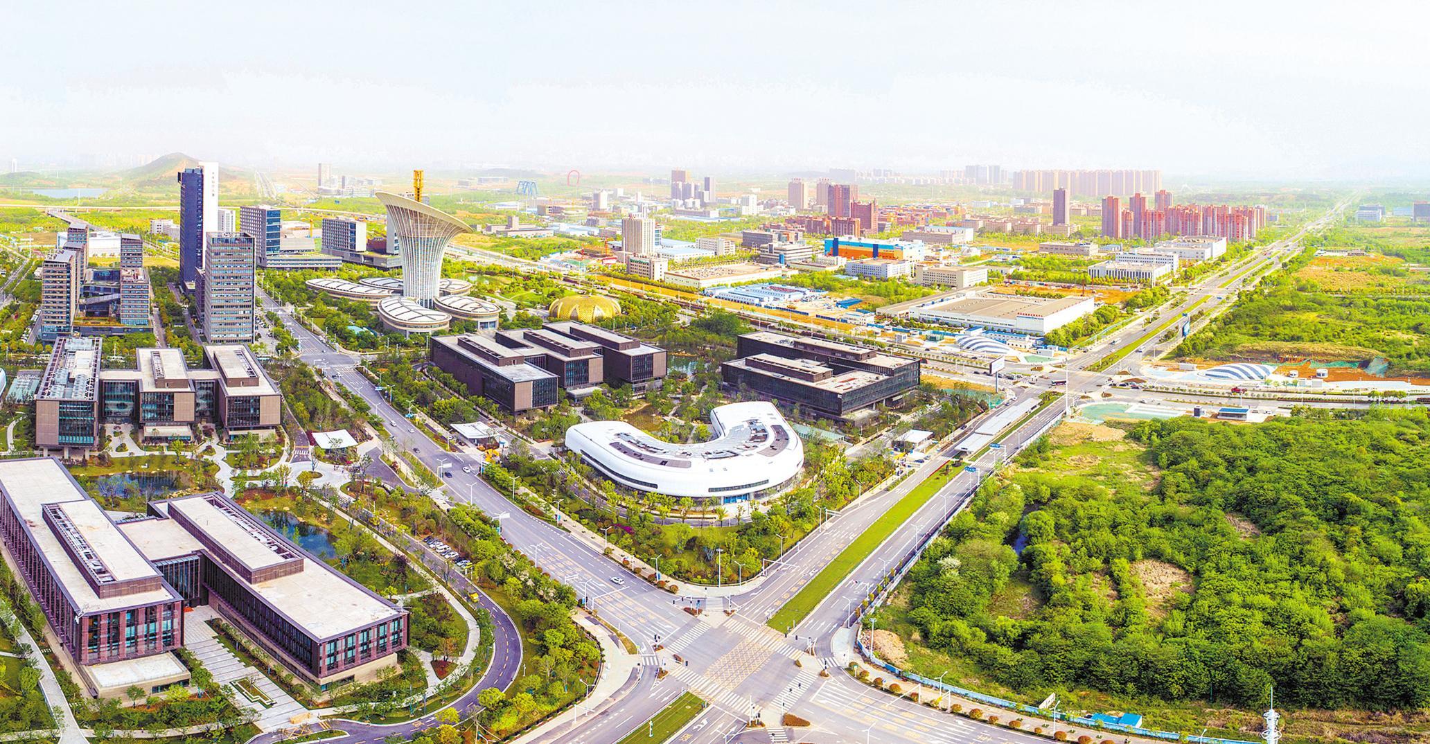 位于武汉东湖国家自主创新示范区东部的未来科技城。 （湖北日报全媒记者 柯皓 摄）