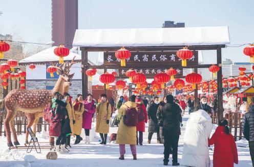 民俗文化，也是我市冰雪季的一大特色。